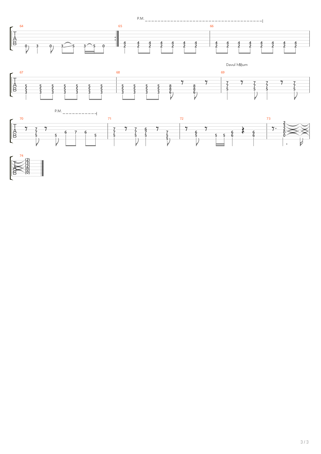 Gonlumde吉他谱