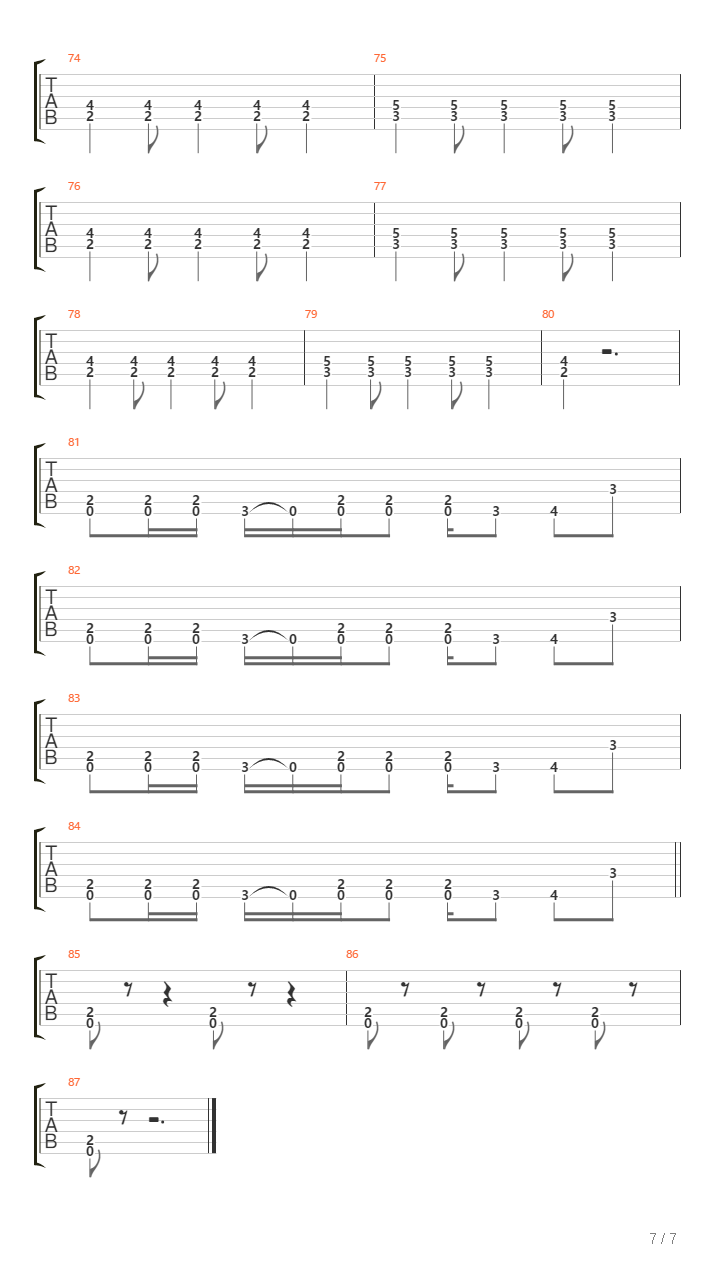 Ne Kadar吉他谱