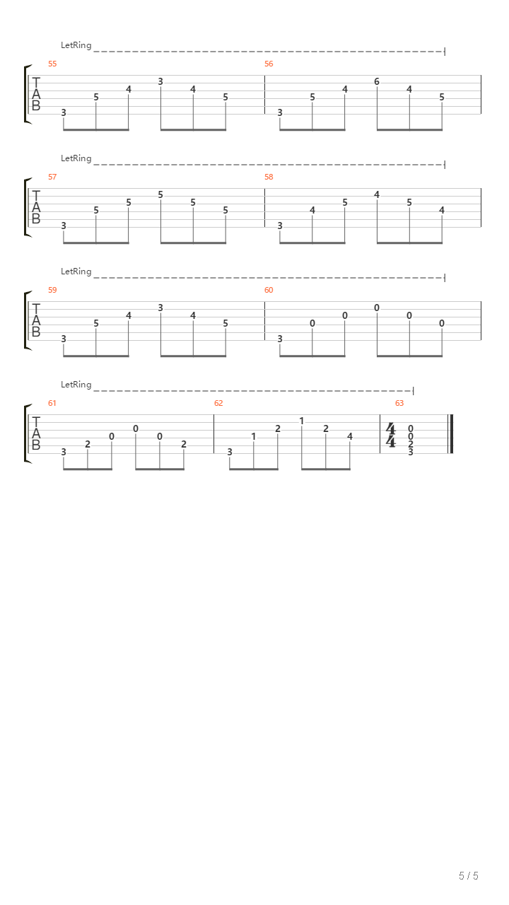 Ave Maria吉他谱