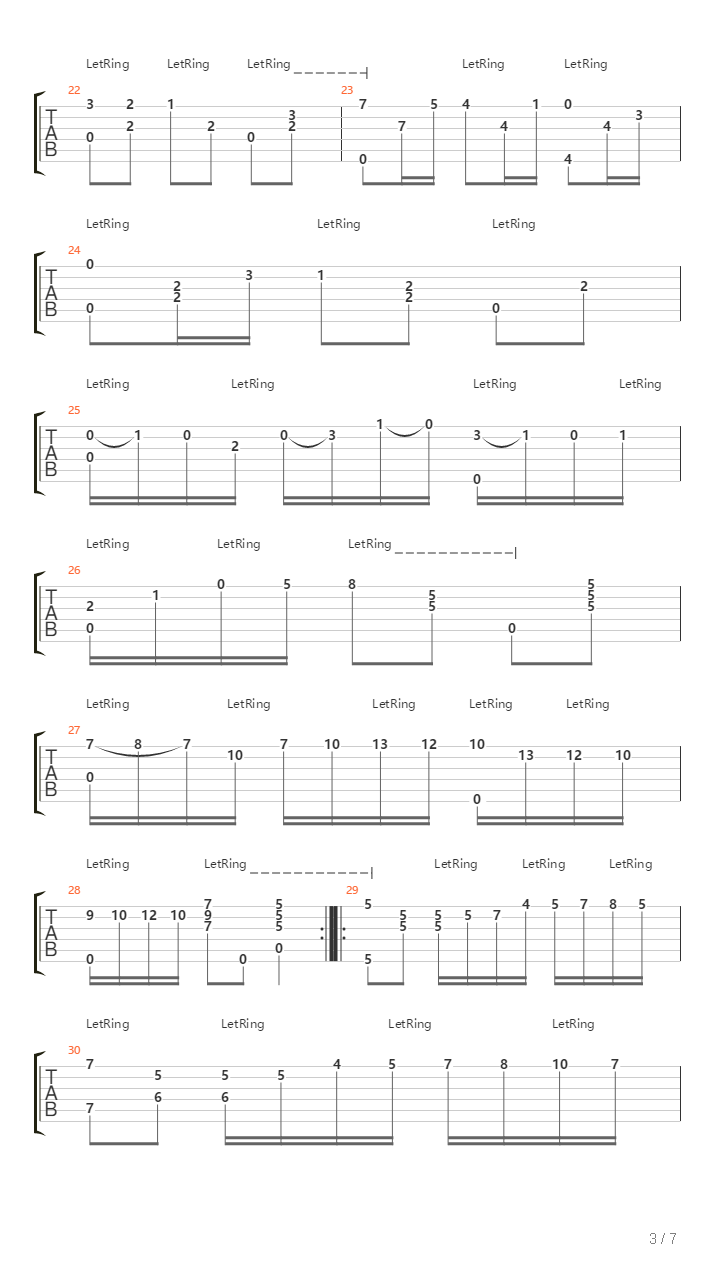 Polonez吉他谱