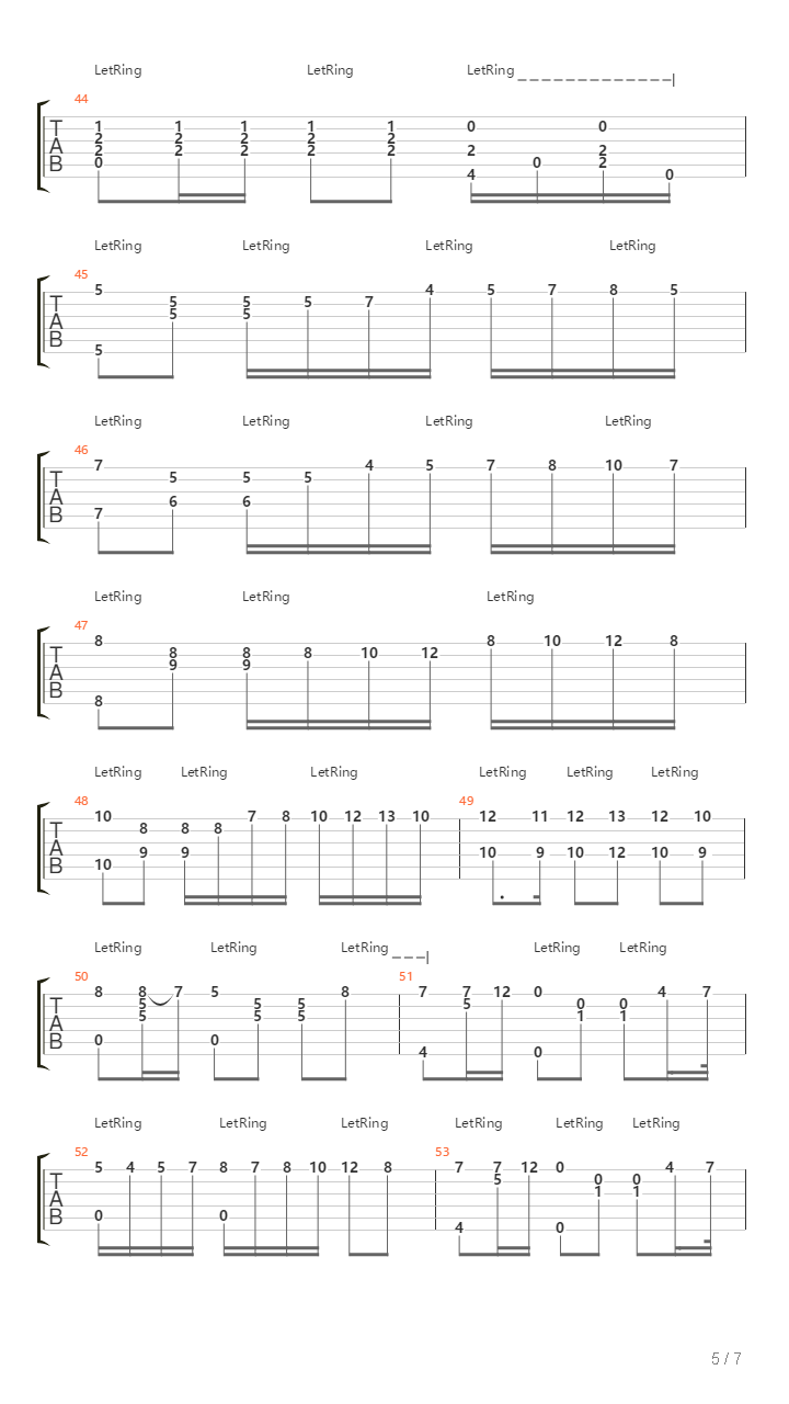 Polonez吉他谱