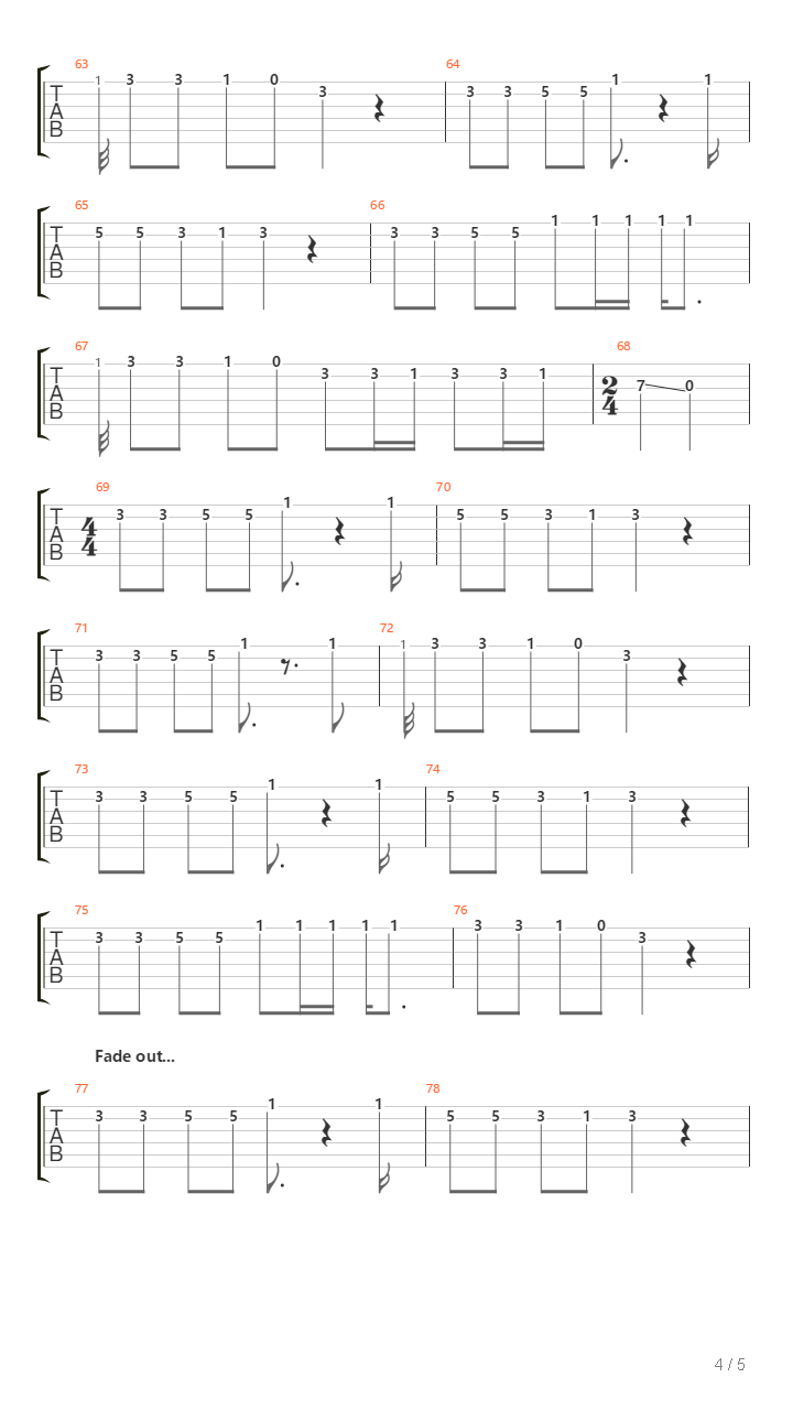 Djon吉他谱