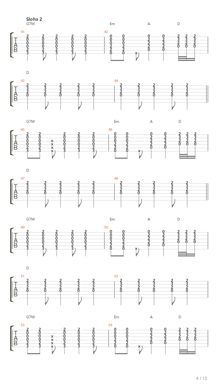 22 Dni吉他谱