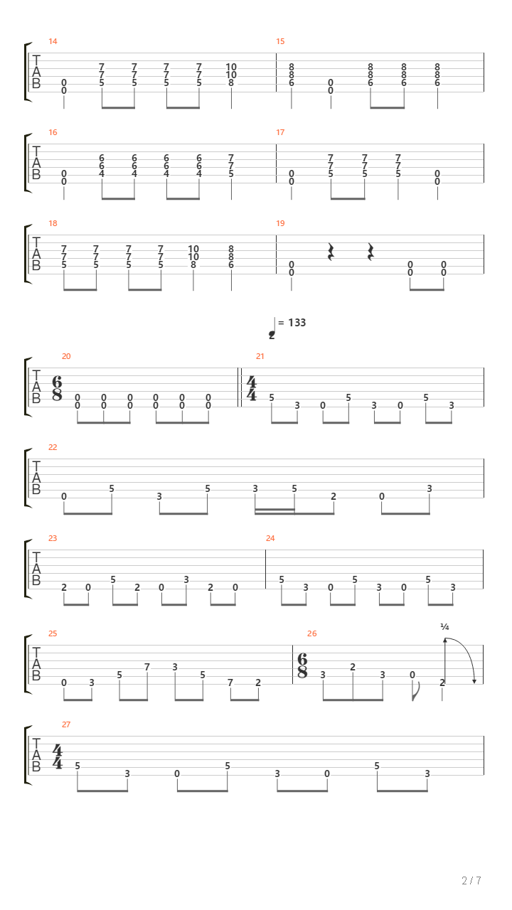 Apex吉他谱