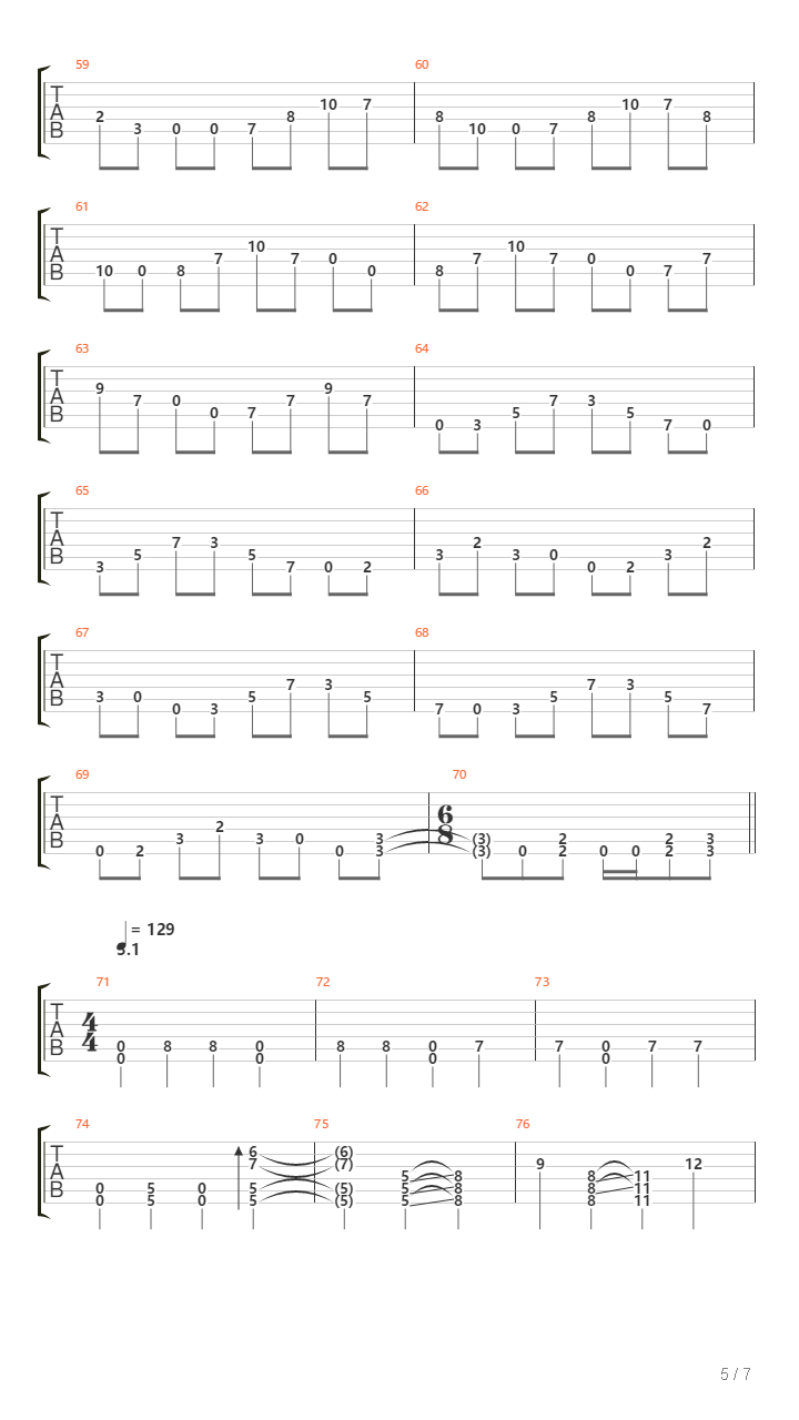Apex吉他谱