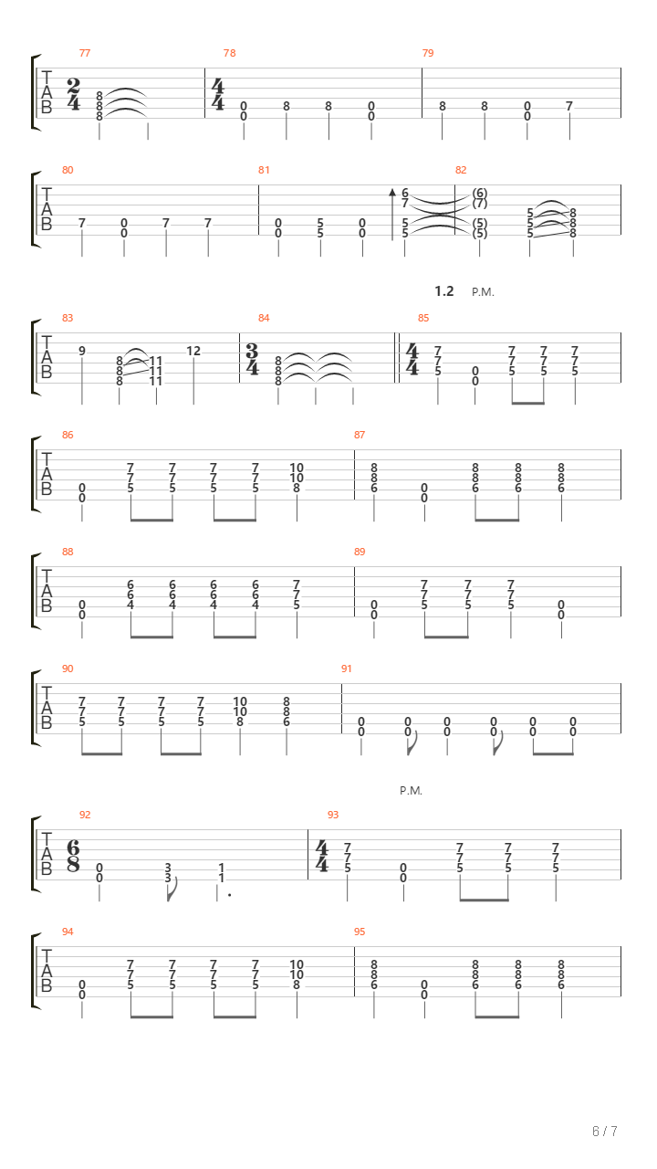 Apex吉他谱
