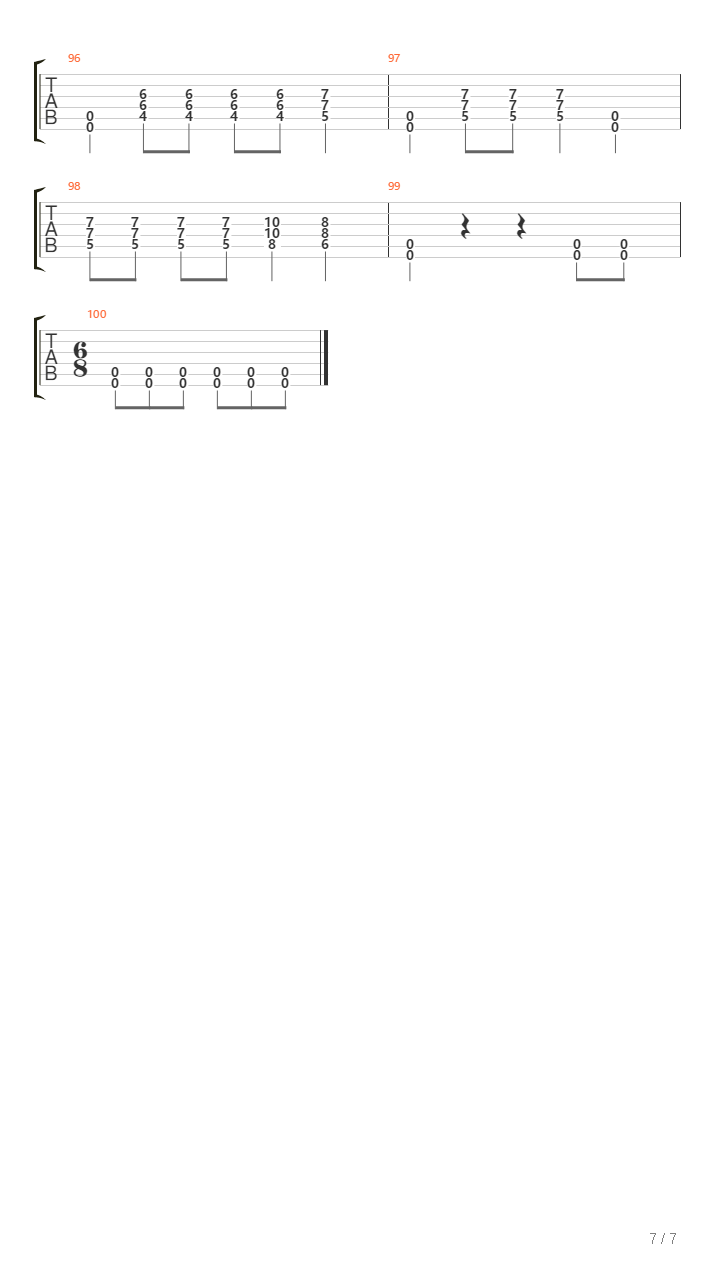 Apex吉他谱