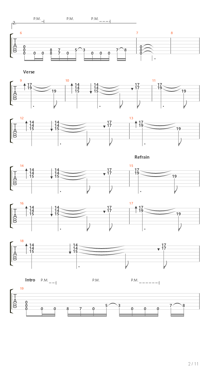 Baptized吉他谱