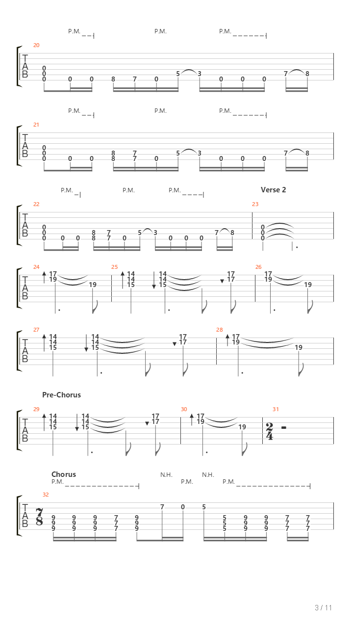 Baptized吉他谱