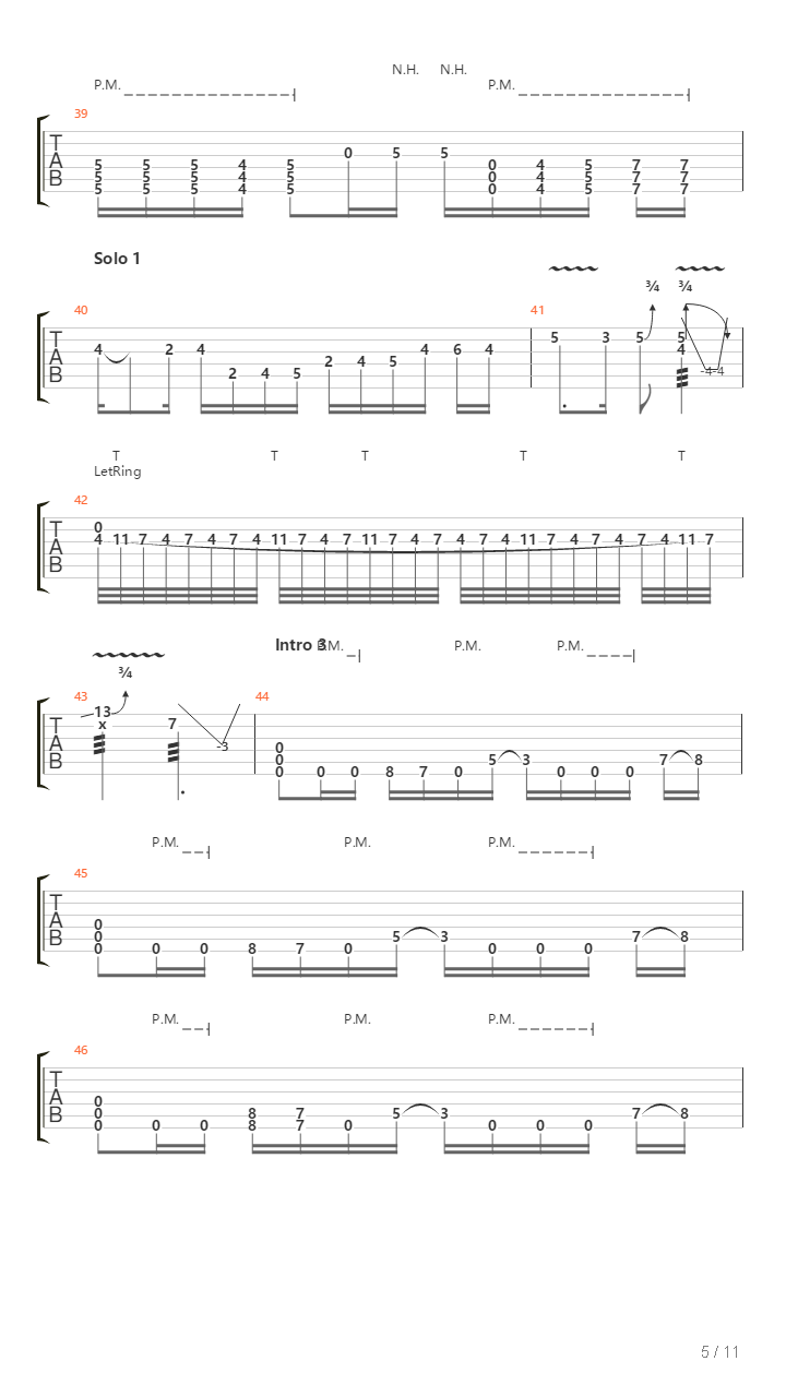 Baptized吉他谱