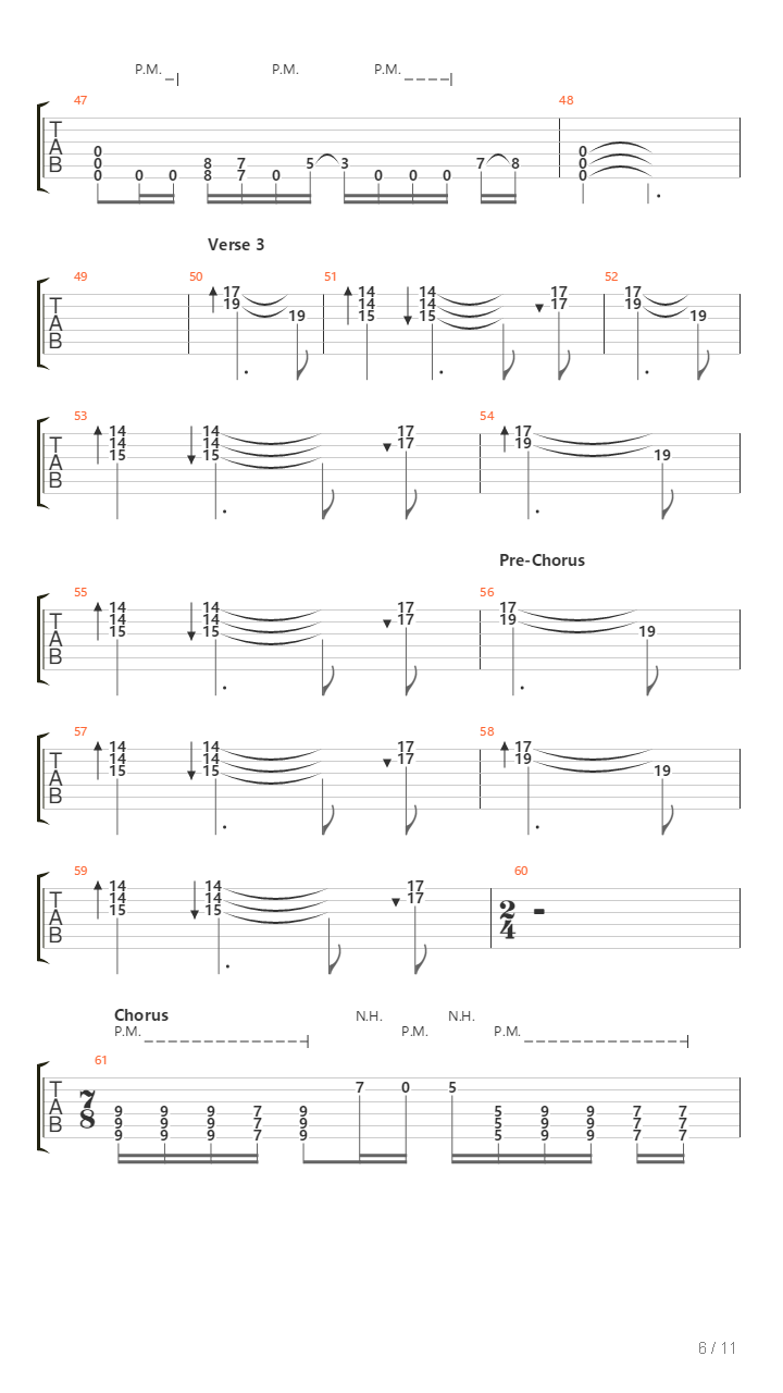 Baptized吉他谱