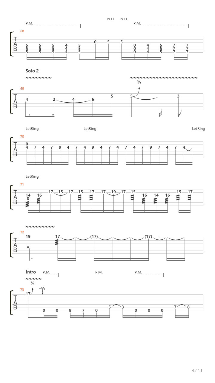 Baptized吉他谱