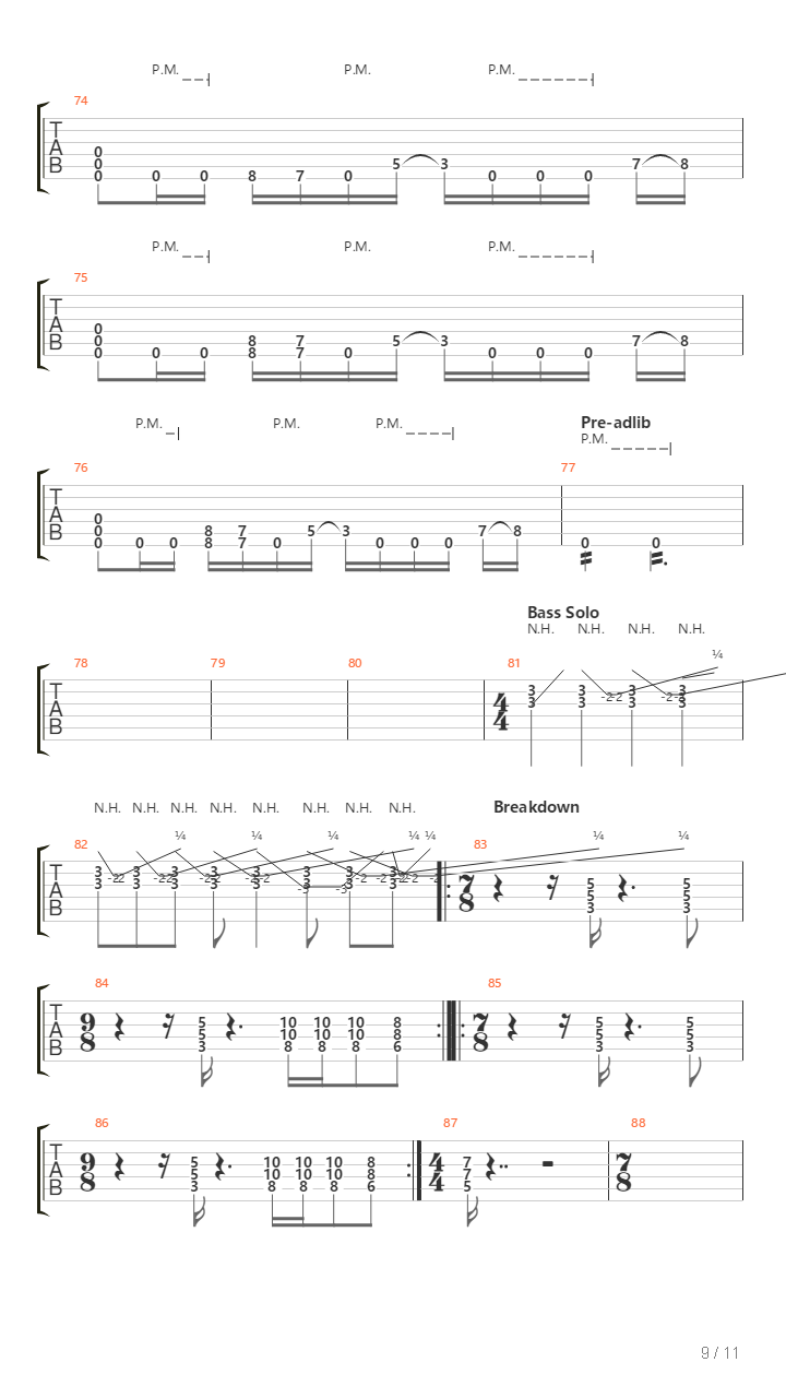 Baptized吉他谱