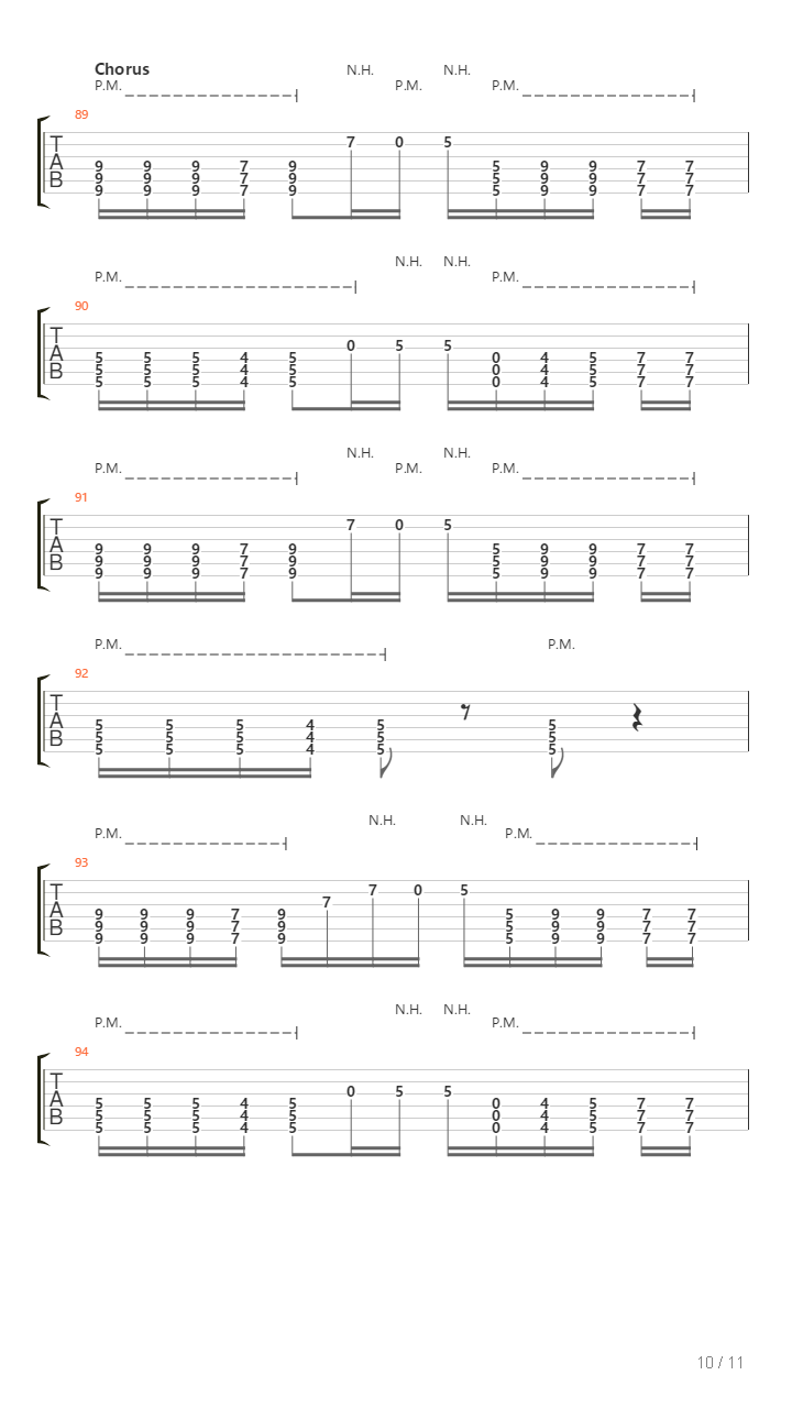 Baptized吉他谱