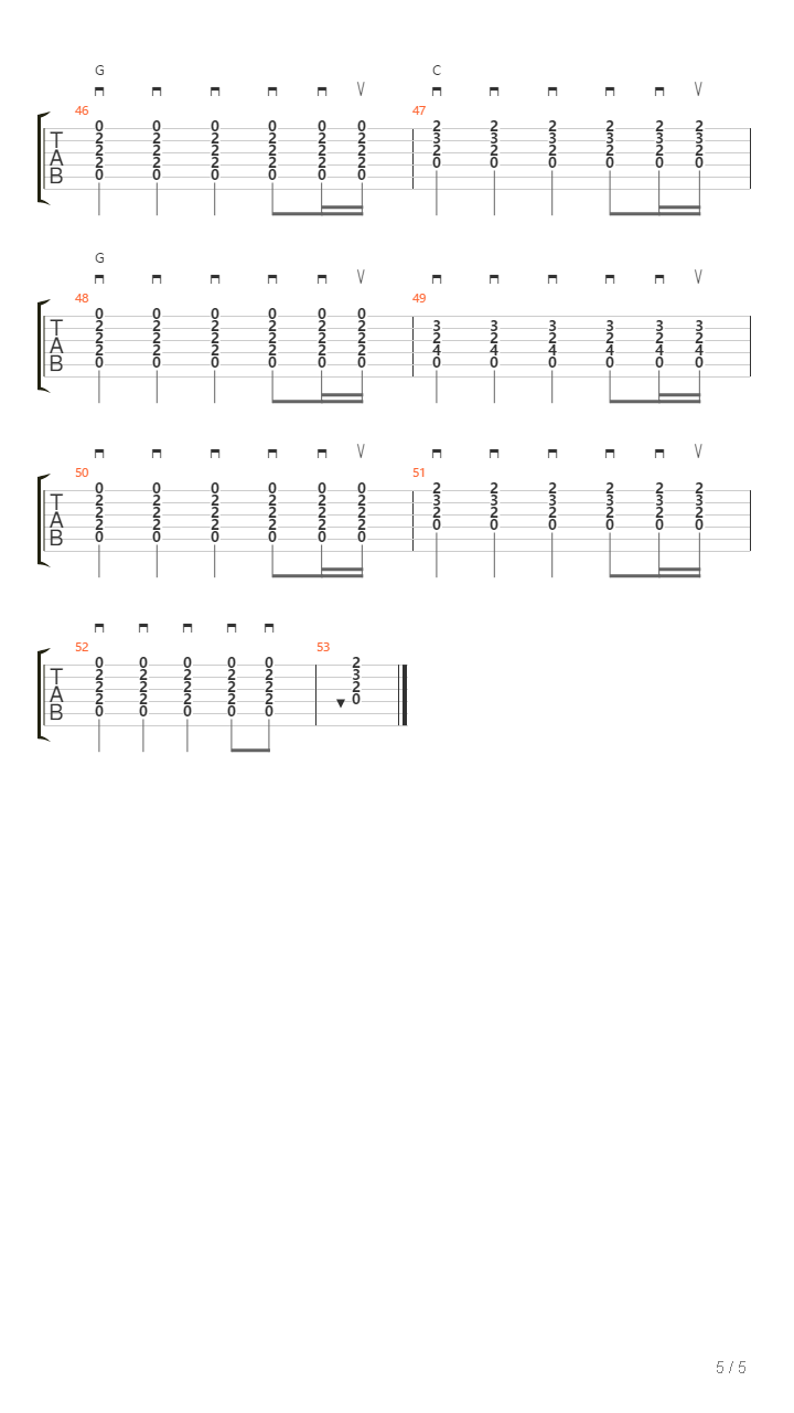 Nuesta Senora Dolorosa吉他谱