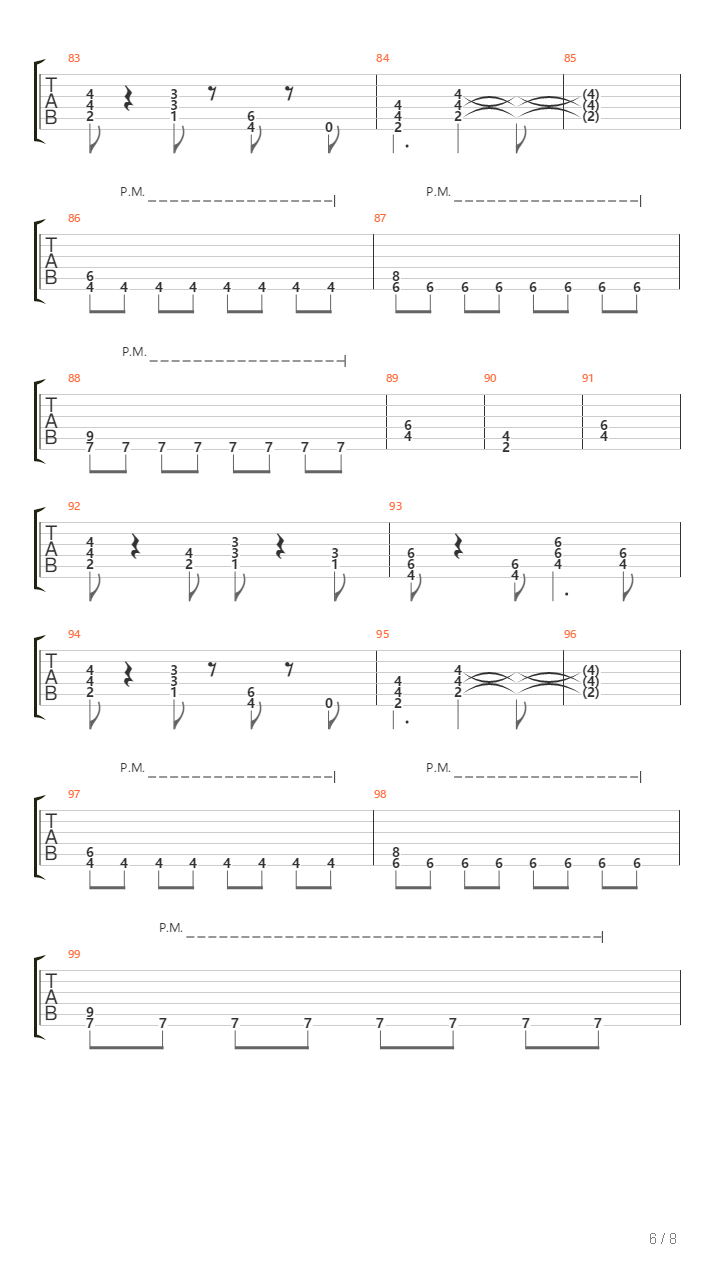 Muriendo Lento吉他谱