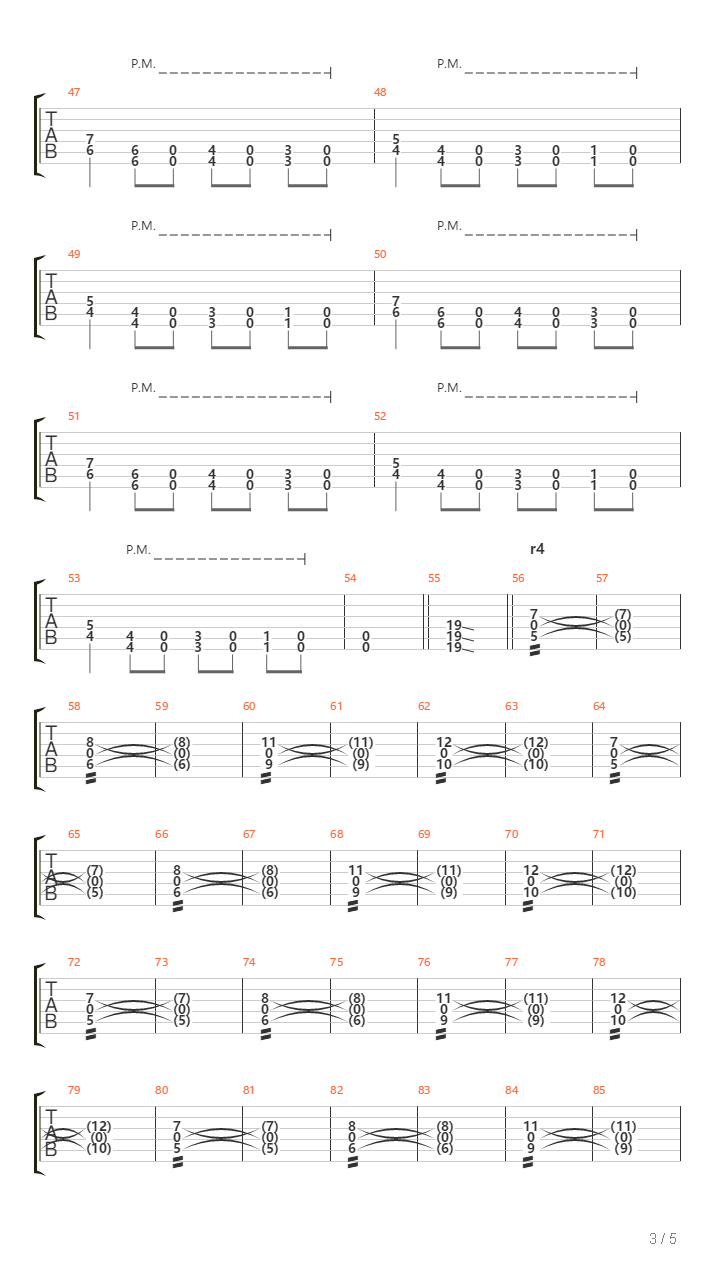 Empty吉他谱