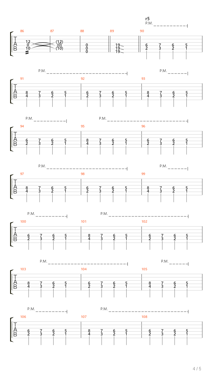 Empty吉他谱