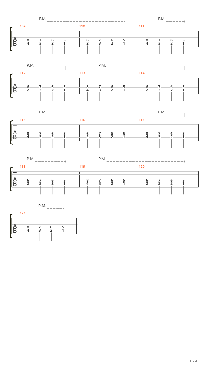 Empty吉他谱