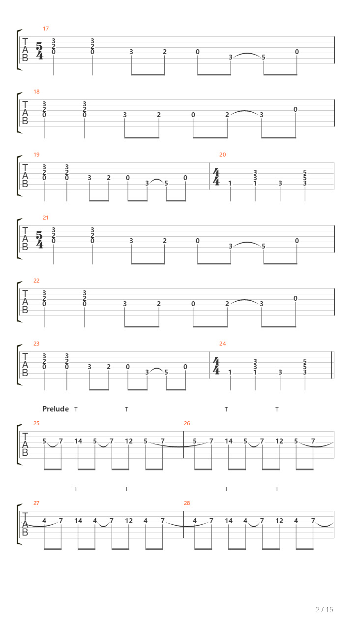 Chasing The Sun吉他谱