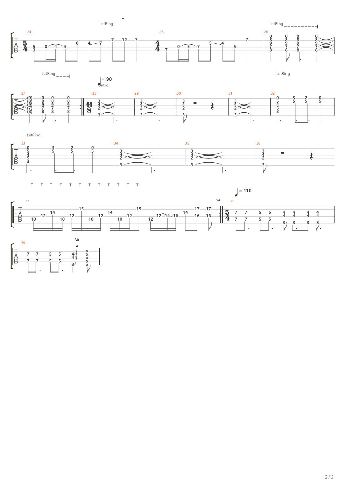 Mountains吉他谱