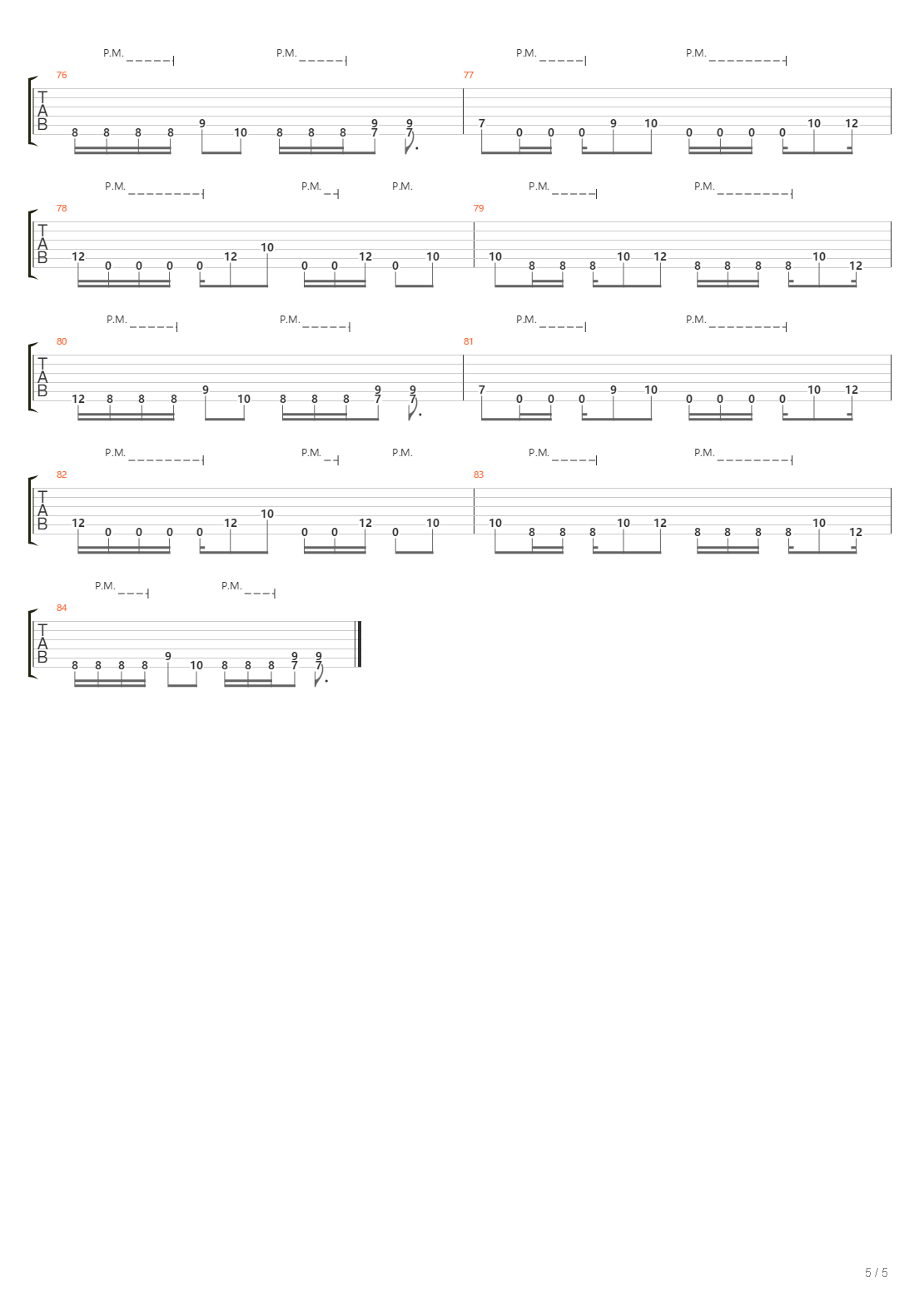 Rhapsody In Depression吉他谱