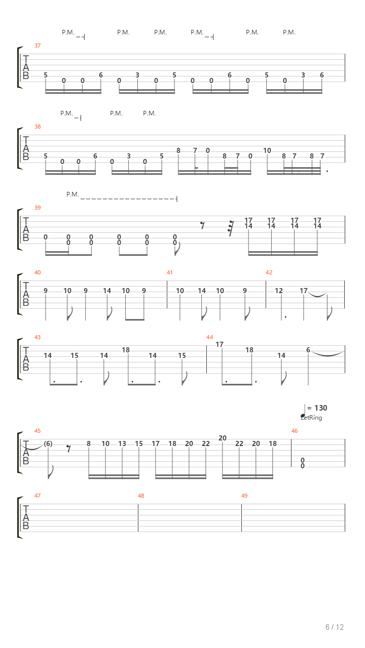 The Killing Horizon吉他谱