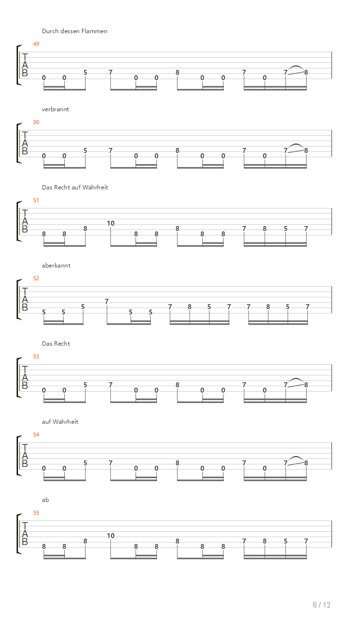 Entstelltes Bild吉他谱