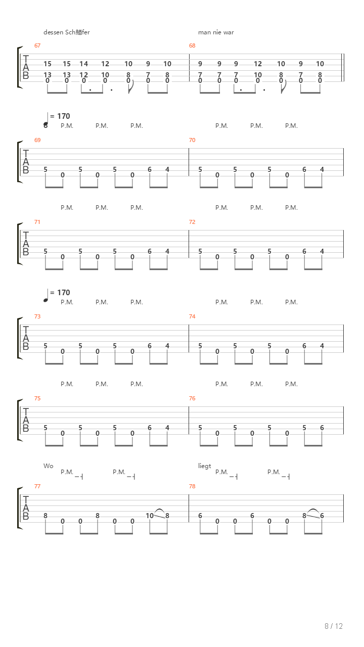 Entstelltes Bild吉他谱