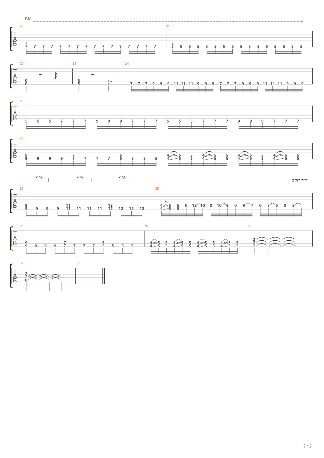 Lintang吉他谱