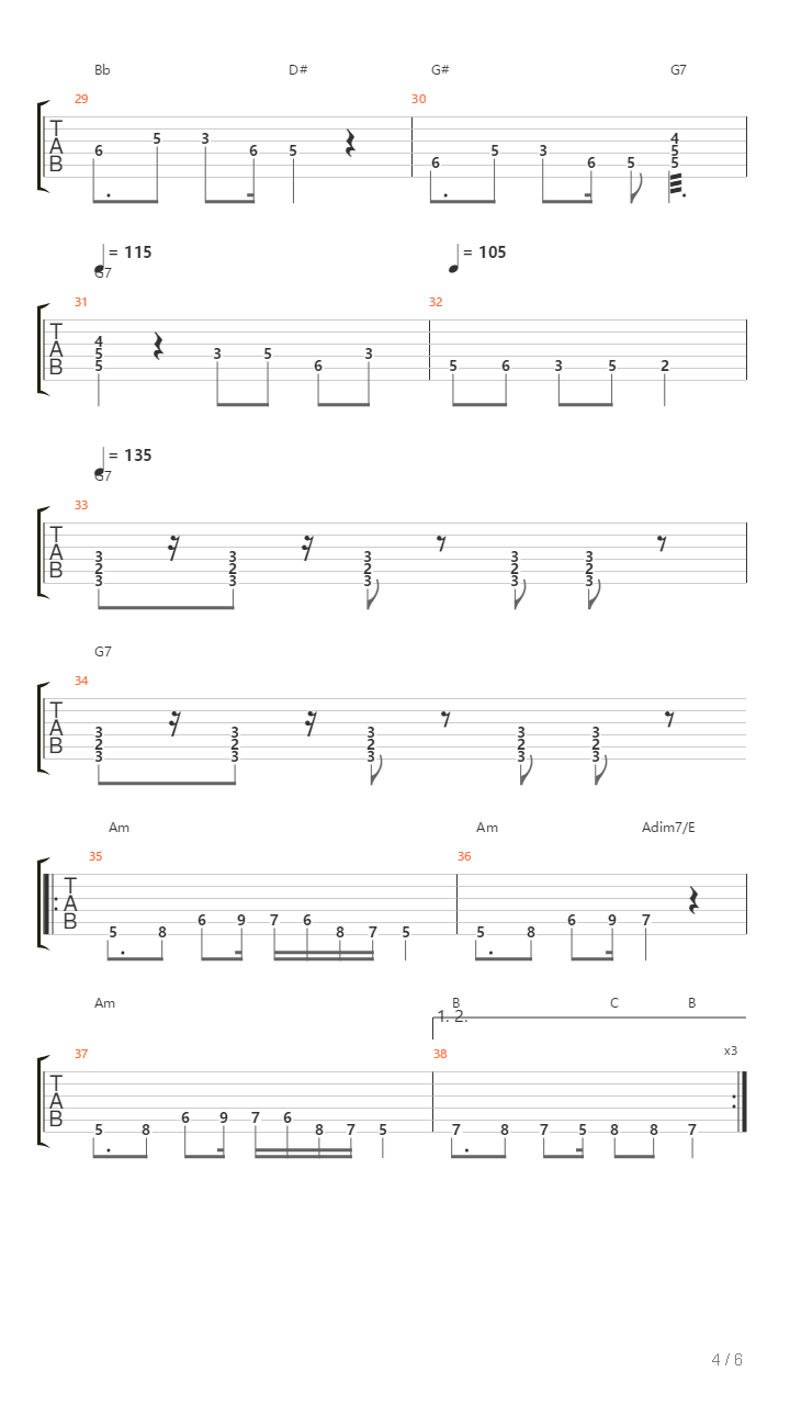 Maghreb Jazz吉他谱