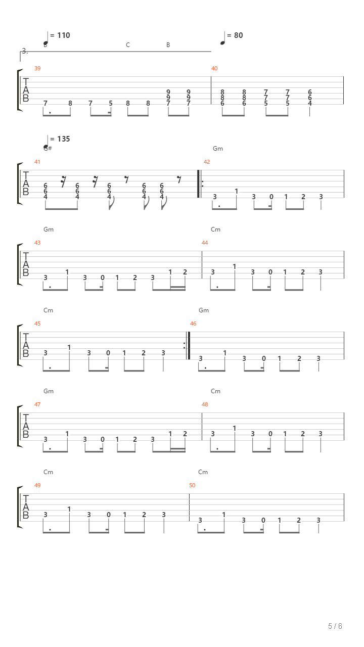 Maghreb Jazz吉他谱