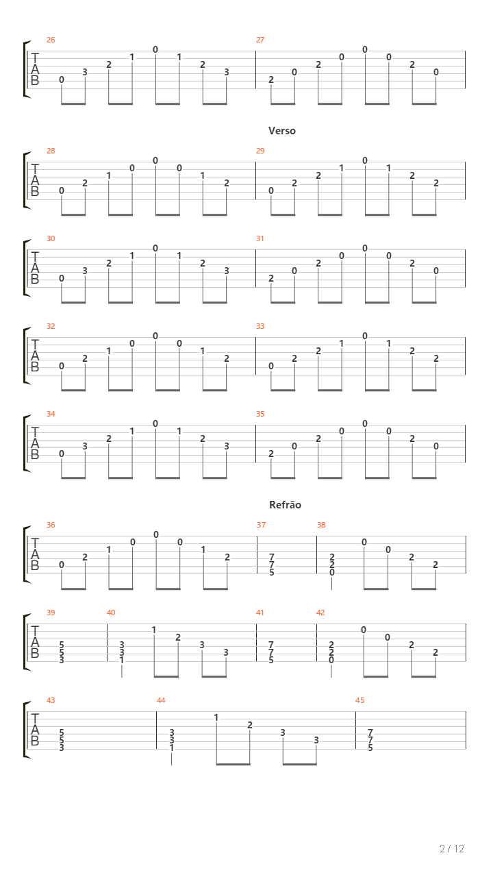 Through The Nether吉他谱