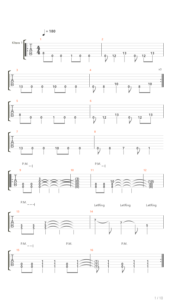 Aamun Seisaus吉他谱