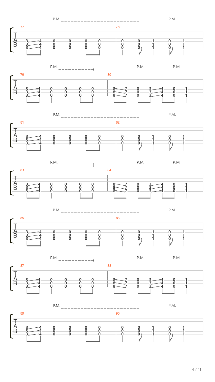 Aamun Seisaus吉他谱