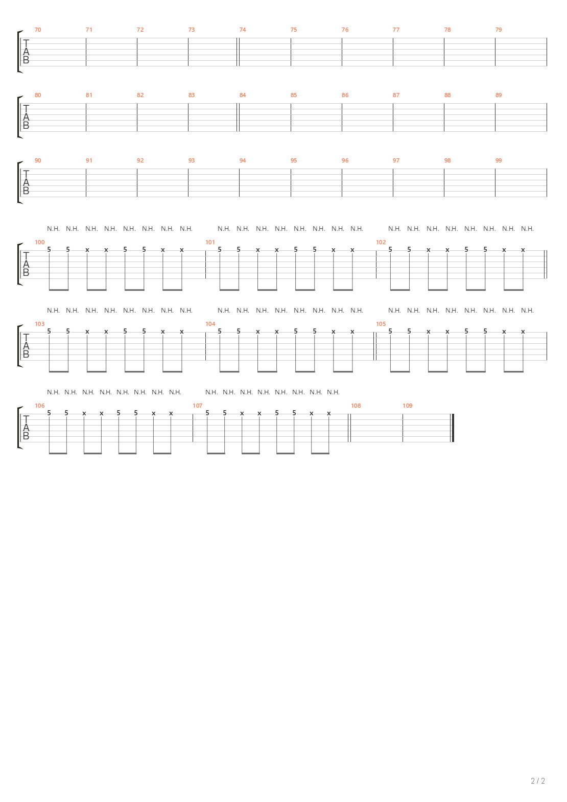 Nias Mal吉他谱