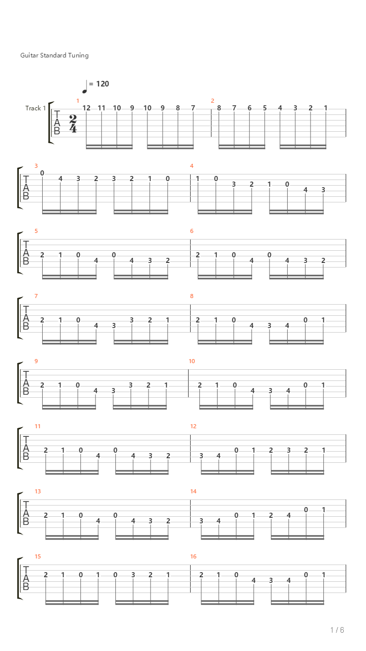 Flight Of The Bumblebee吉他谱