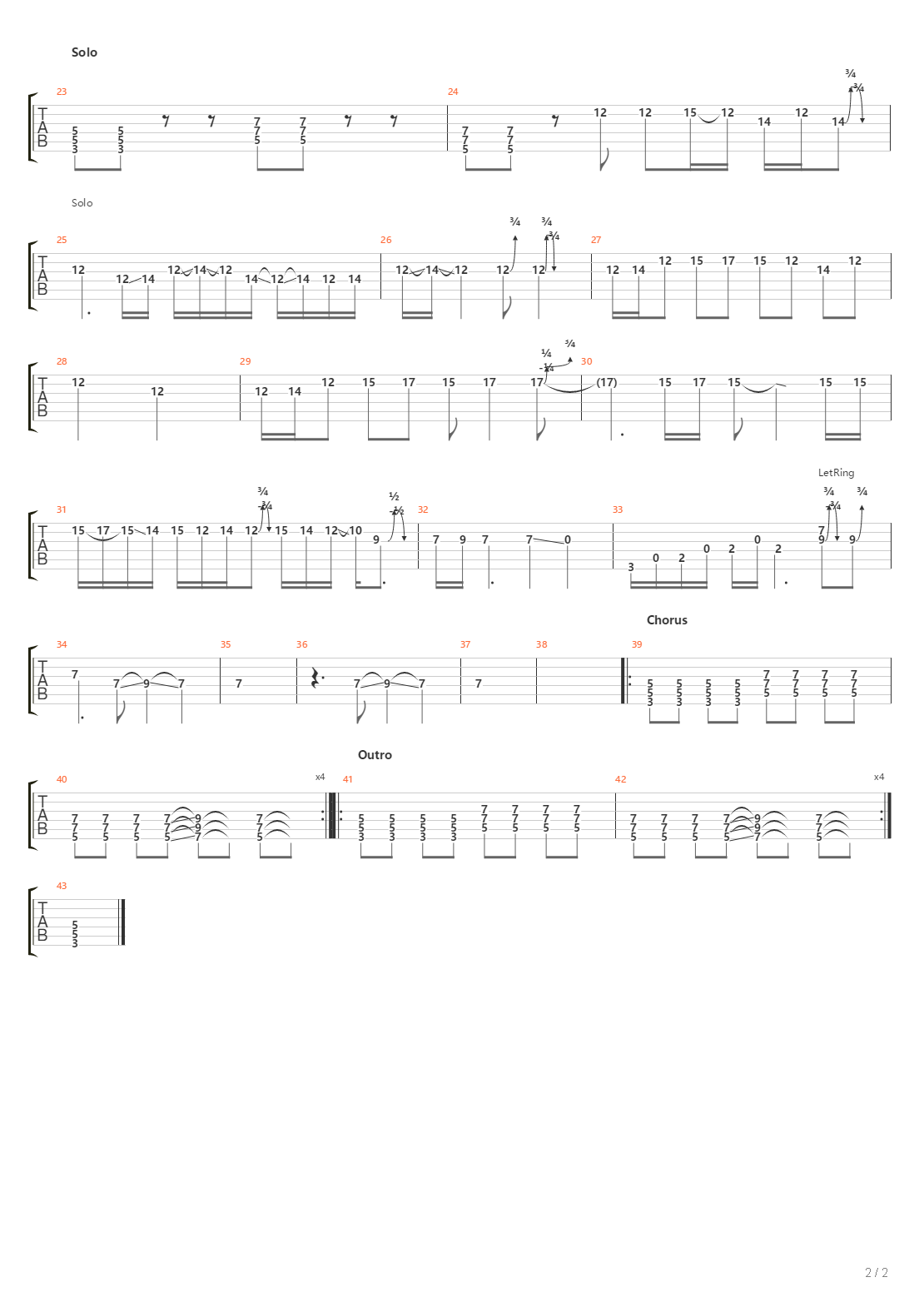 Train Wreck吉他谱