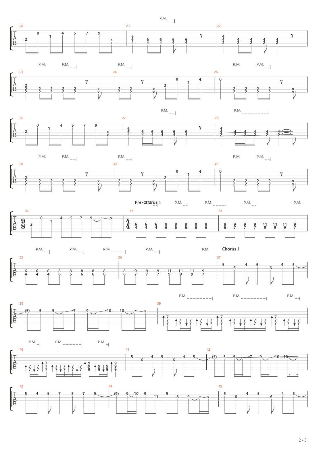 The Sleep Movement吉他谱