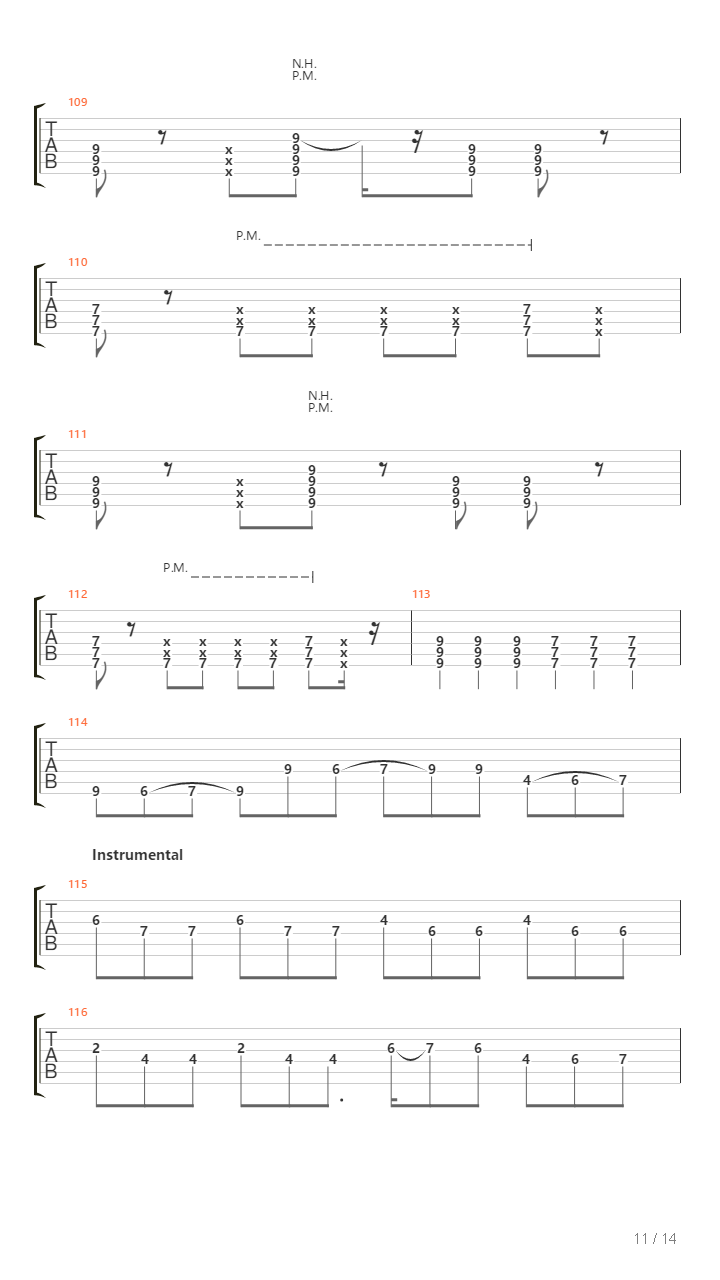 The Sleep Movement吉他谱