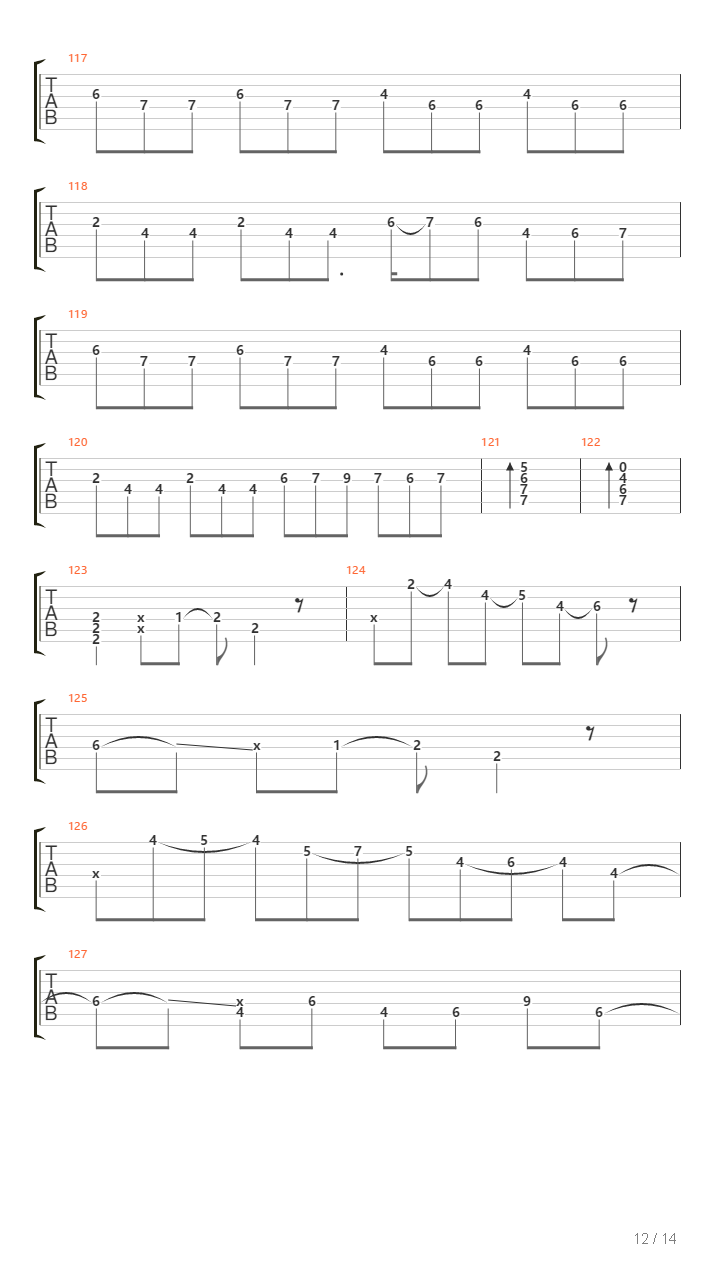 The Sleep Movement吉他谱