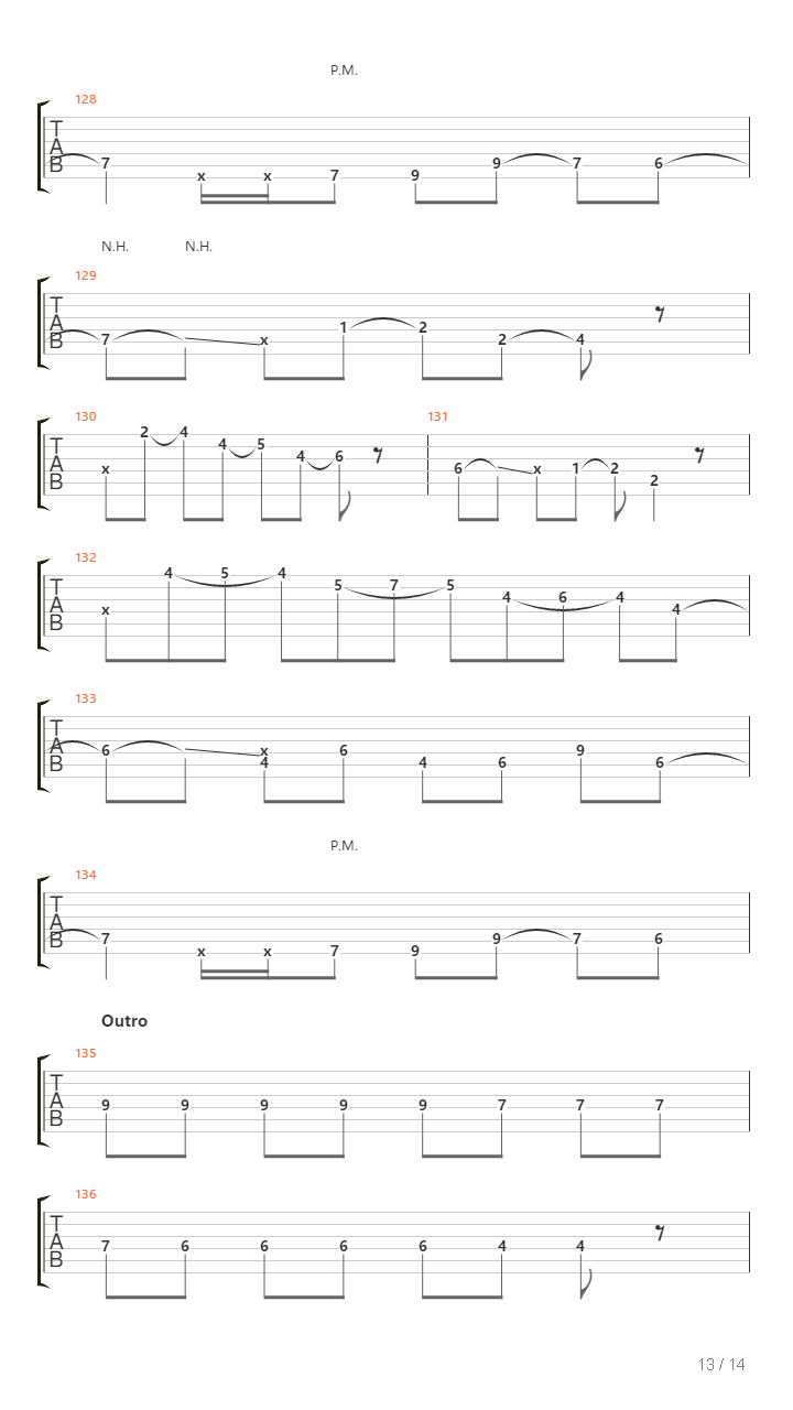 The Sleep Movement吉他谱