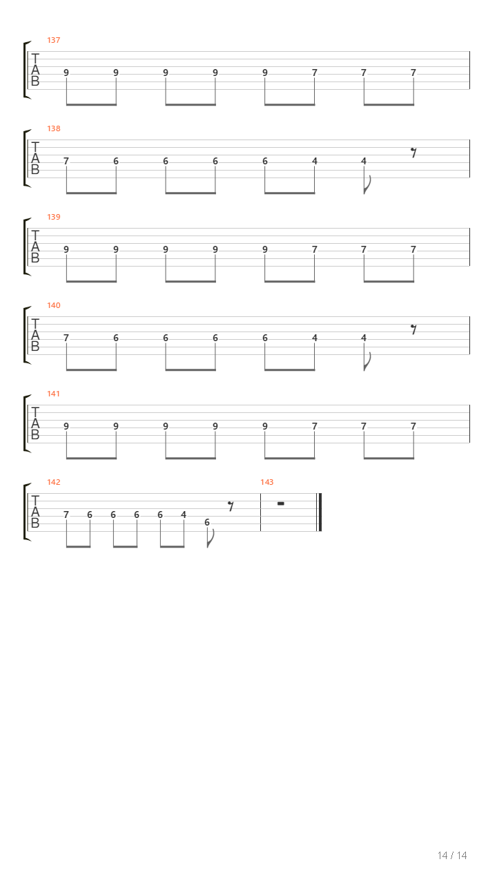 The Sleep Movement吉他谱