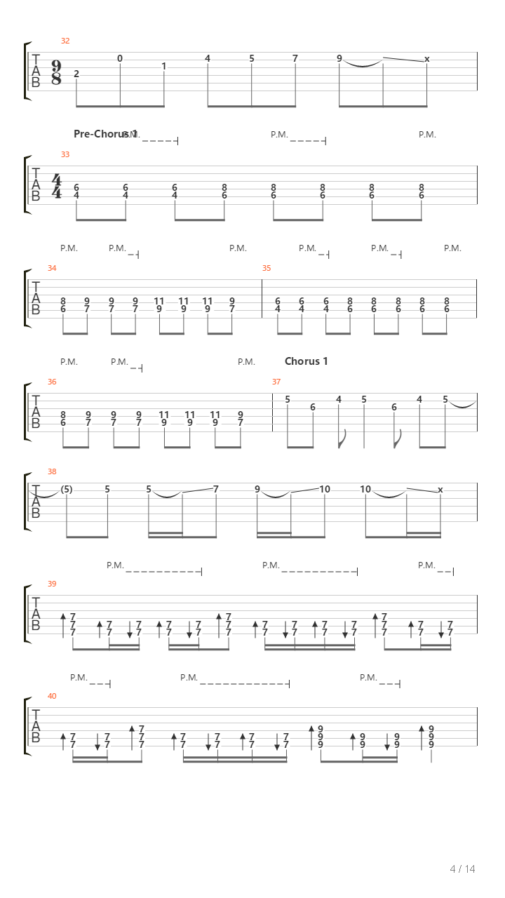 The Sleep Movement吉他谱