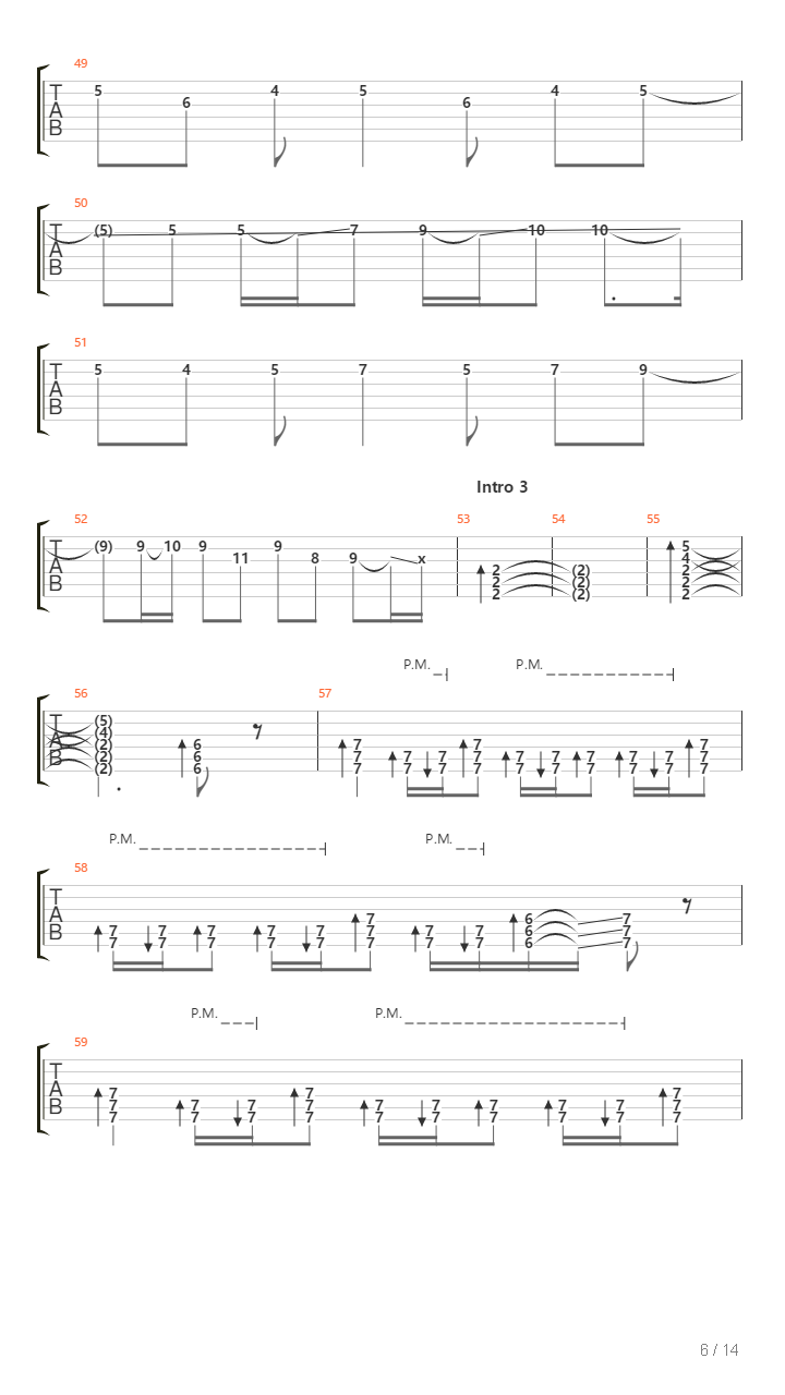 The Sleep Movement吉他谱