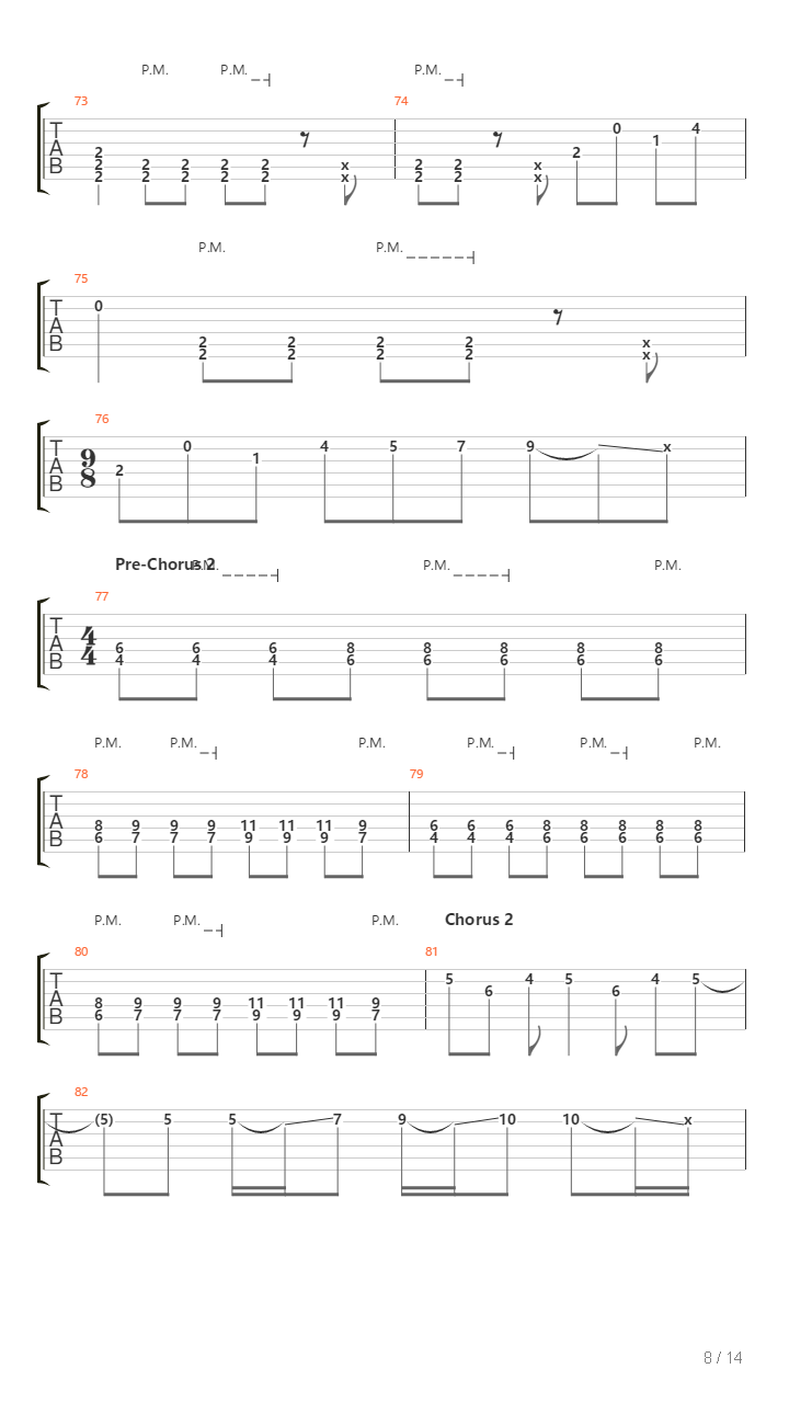 The Sleep Movement吉他谱