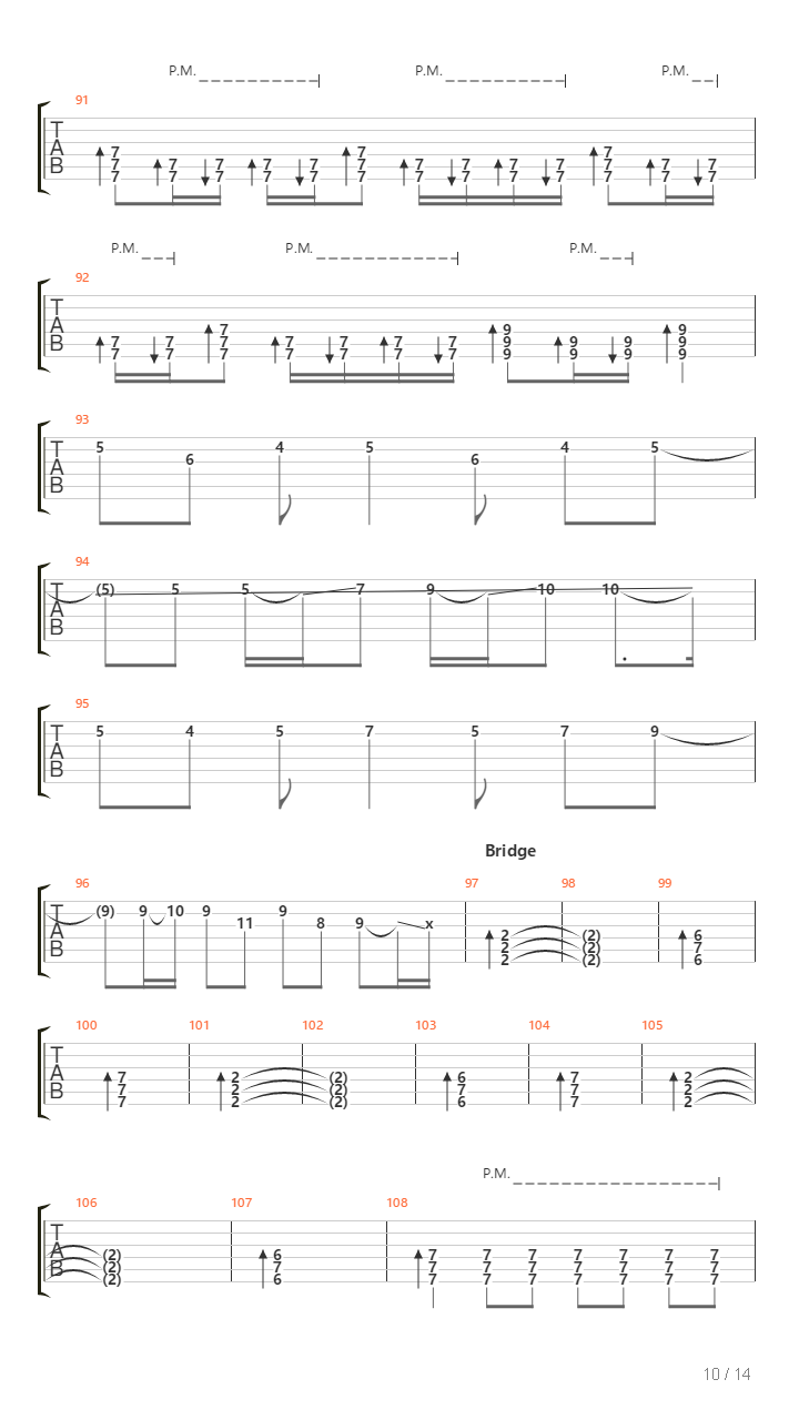 The Sleep Movement吉他谱