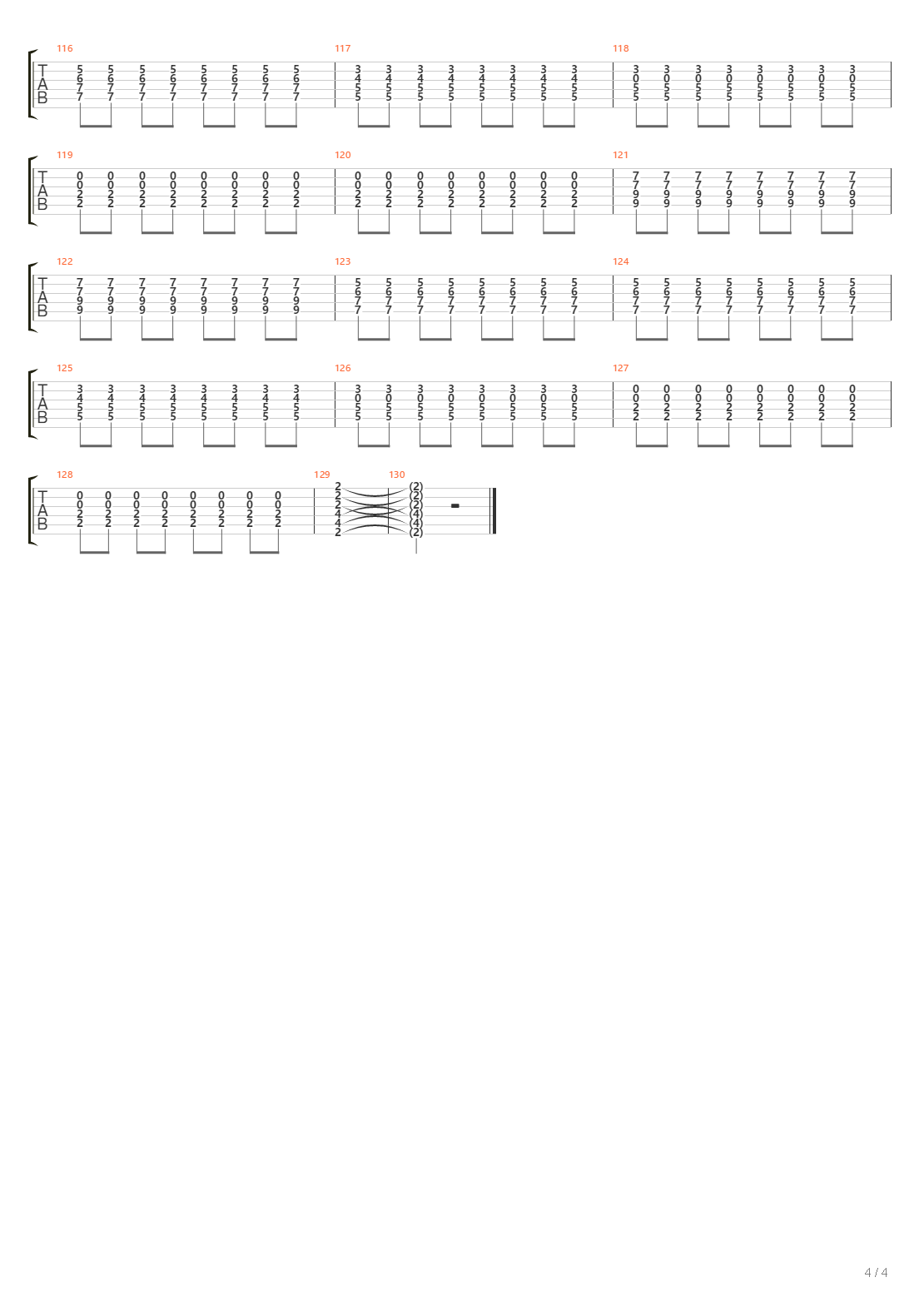 Toi Den吉他谱