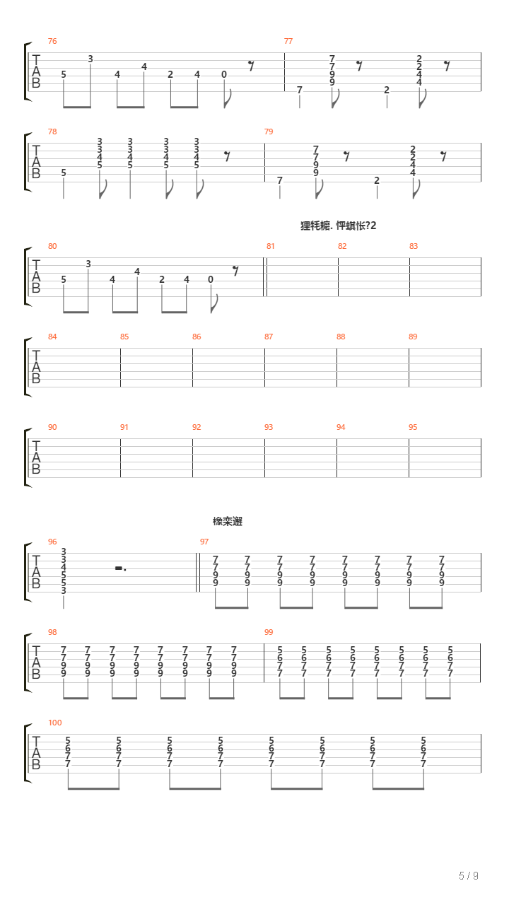 Toi Den吉他谱