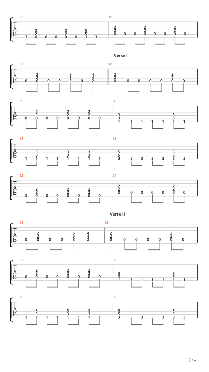 Proc Zrovna Ty吉他谱